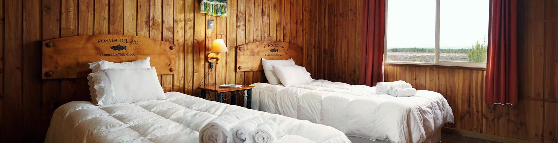 Habitación Estándar Doble Twin Hotel Posada del Río — vista 1, Chile Chico.